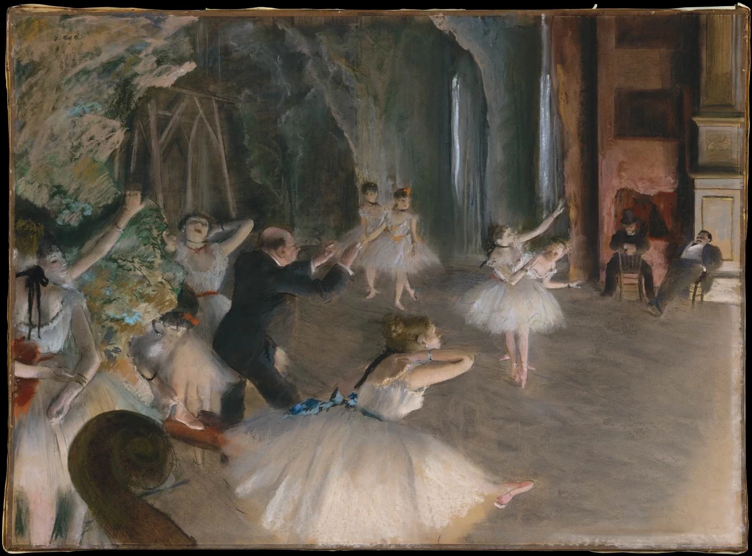 Prova di un balletto sul palco - Metropolitan Museum of Art, New York